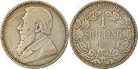 Südafrika Shilling Münze, S, Silber, KM:5 -