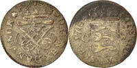 Dänemark 2 Skilling Münze, Frederik IV, S+, Silber, KM:502 -