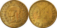 Algeria Franc Münze, Bône, Undated (1915), VZ, Messing, Elie:15.3 -