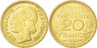 Frankreich 20 Francs Münze, UNZ, Aluminium-Bronze, KM:Pn112 -