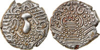 India Gadhaiya Paisa Münze, Indo-Sasanian, Chalukyas of Gujarat -
