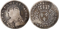 Frankreich 1/10 Écu aux branches d'olivier Münze, Louis XV -