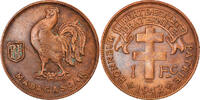 Madagascar Franc Münze, Pretoria, SS, Bronze, KM:2 -