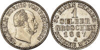 Deutsch Staaten Groschen PRUSSIA, Wilhelm I, Berlin, Billon, UNZ, KM:485 -