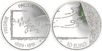 Finnland 10 Euro Frederik Pacius, Vantaa, Proof, STGL, Silber, KM:148 -