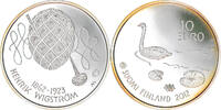 Finnland 10 Euro Henrik Wigström, Vantaa, Proof, STGL, Silber, KM:179 -