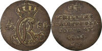 Deutsch Staaten 2-1/2 Schilling, 1/24 Daler Specie Münze, SCHLESWIG-HOLSTEIN, Christian VII, 2-1/2 Schilling -