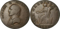 Großbritannien Halfpenny Token Münze, Middlesex, London & Middlesex -