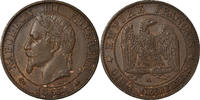 Frankreich 5 Centimes Münze, Napoleon III, Napoléon III, Paris, VZ -