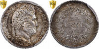 Frankreich 25 Centimes Louis Philippe I, Rouen, Silber, PCGS -