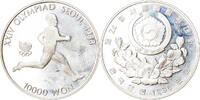 KOREA-SOUTH 10000 Won Münze, Seoul, UNZ, Silber, KM:74 -