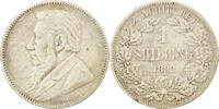 Südafrika Shilling Münze, SS, Silber, KM:5 -