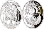 Niue 2 Dollars Münze, Elizabeth II, Warsaw, STGL, Silber, KM:424 -