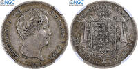Dänemark Rigsbankdaler Christian VIII, Copenhagen, Silber, NGC -