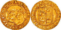 Spanien Castellano Ferdinand & Isabella, Burgos, Gold, S+ -