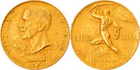 Italien 100 Lire Vittorio Emanuele III, Rome, Gold, PCGS, KM:66 -