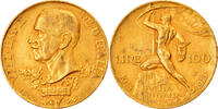 Italien 100 Lire Vittorio Emanuele III, Rome, Gold, PCGS, KM:66 -