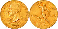 Italien 100 Lire Vittorio Emanuele III, Rome, Gold, PCGS, KM:66 -