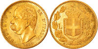 Italien 50 Lire Umberto I, Rome, Gold, PCGS, KM:25 -