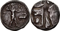 Stater Bruttium, Kaulonia, Silber, VZ, HGC:1-1417, HN -