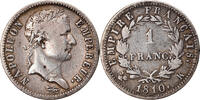 Frankreich Franc Münze, Napoléon I, Bordeaux, S+, Silber, KM:692.8 -