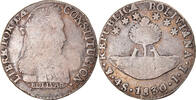 Bolivien 4 Soles Münze, Potosi, S+, Silber, KM:96a.2 -