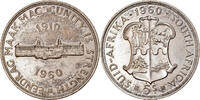 Südafrika 5 Shillings Münze, Elizabeth II, VZ+, Silber, KM:55 -