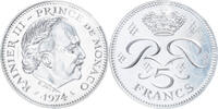 Monaco 5 Francs Münze, ESSAI, STGL, Silber, KM:E61, Gadoury:MC 153 -