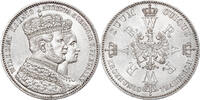 Deutsch Staaten Thaler Münze, PRUSSIA, Wilhelm I, Berlin, VZ, Silber -