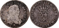 Frankreich 1/6 Ecu Münze, Louis XV, Strasbourg, S, Silber, Gadoury:297 -