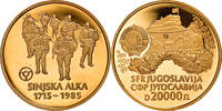 Jugoslawien 20000 Dinara Sinjska Alka, PP, Gold, PCGS, KM:125 -