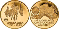 Jugoslawien 40000 Dinara Sinjska Alka, PP, Gold, PCGS, KM:126 -