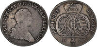 Deutsch Staaten 2/3 Thaler, Gulden Münze, SAXONY-ALBERTINE, Xaver, SS -