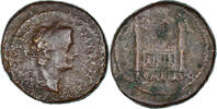 Quadrans Münze, Augustus, Lyon - Lugdunum, S, Bronze, RIC:231 -