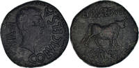 As Münze, Celtiberians of Spain (Ist Century BC), Zaragoza, SS+, Bronze -