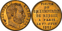 Russland Medaille Alexander II, Vieuxmaire, Visite de l'empereur de -