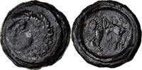 Potin SNIA au loup Münze, Carnutes, SS, Potin, Latour:6377 -
