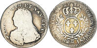 Frankreich 12 Sols, 1/10 ECU Münze, Louis XV, 1/10 Écu aux branches d'olivier, 12 Sols, 1/10 -