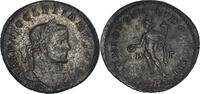 Follis Münze, Diocletian, Trier, SS+, Billon, RIC:181 -