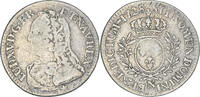 Frankreich 24 Sols, 1/5 ECU Münze, Louis XV, 1/5 Écu aux branches d'olivier -