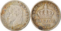 Frankreich 20 Centimes Münze, Napoleon III, Napoléon III, Bordeaux, S -