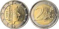 Luxemburg 2 Euro Utrecht, UNZ, Bi-Metallic, KM:82 -