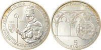 Portugal 5 Euro Lisbon, VZ+, Silber, KM:762 -