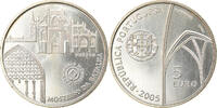 Portugal 5 Euro Lisbon, VZ+, Silber, KM:761 -