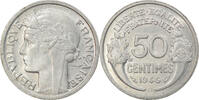 Frankreich 50 Centimes 1946 B M&uuml;nze, Morlon, Beaumont - Le Roger, UNZ UNZ 16,95 EUR  zzgl. 4,95 EUR Versand