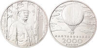 Ungarn 2000 Forint Münze, Budapest, Pál Szinyei Merse, UNZ -