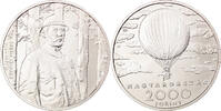 Ungarn 2000 Forint Münze, Budapest, Pál Szinyei Merse, UNZ -