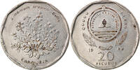 Cape Verde 20 Escudos Münze, SS, Nickel plated steel, KM:33 -