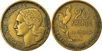 Frankreich 20 Francs Münze, Guiraud, Beaumont - Le Roger, S+ -
