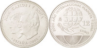 Spanien 12 Euro UNZ, Silber, KM:1195 -